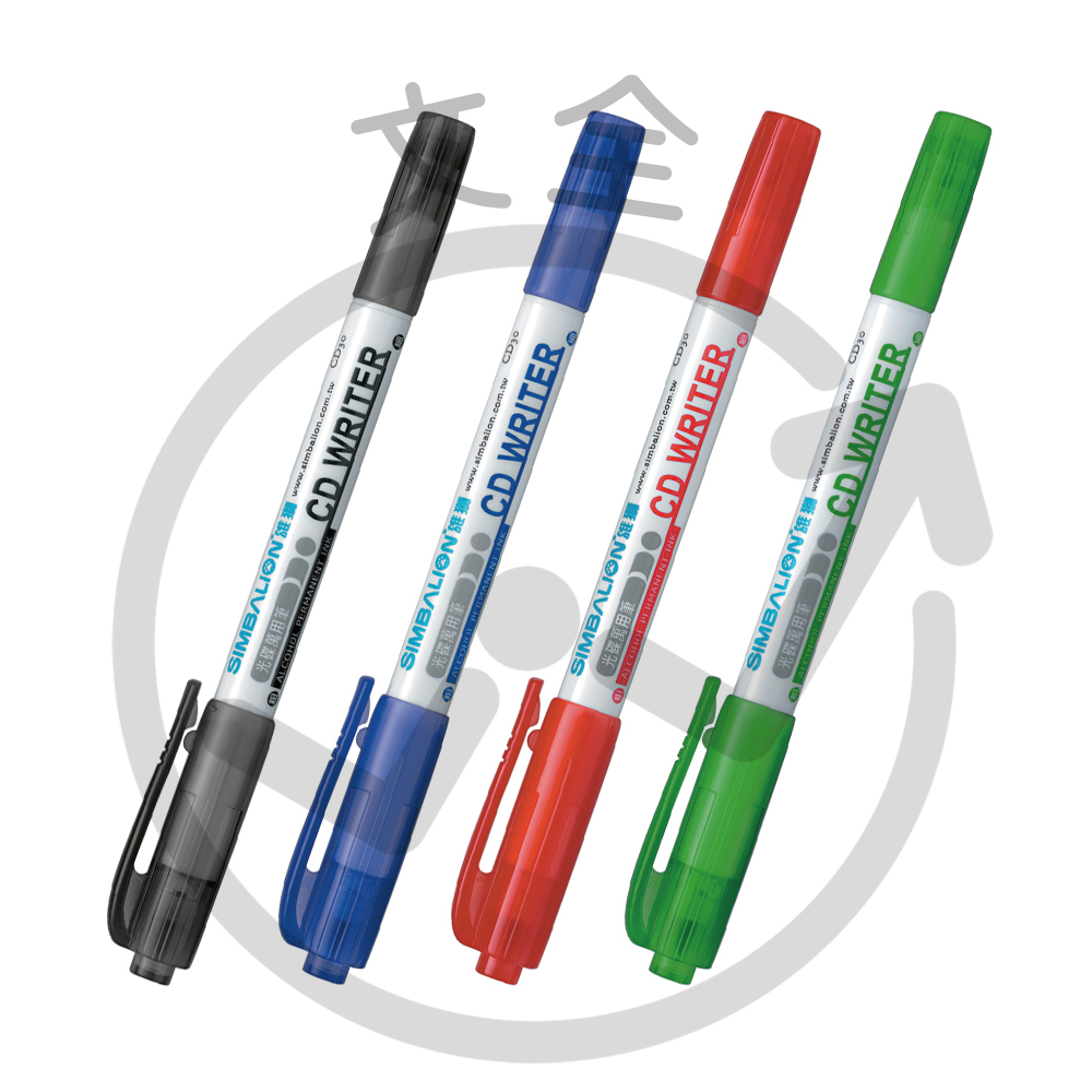 LION雄獅 雙頭光碟筆