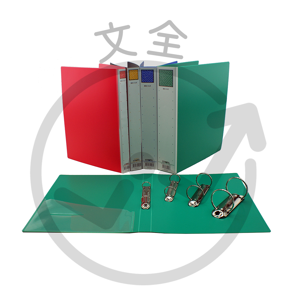 STRONG自強 PP圓型二孔夾