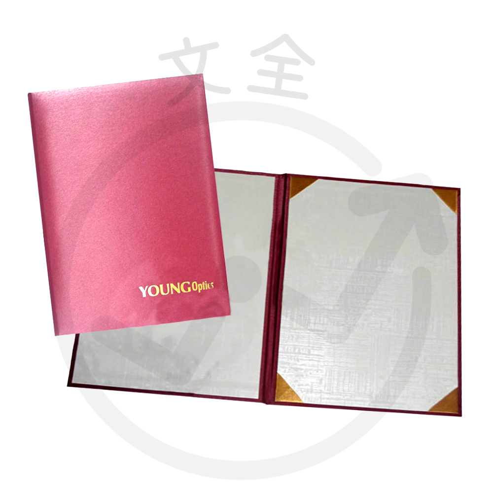 A4燙金證書夾