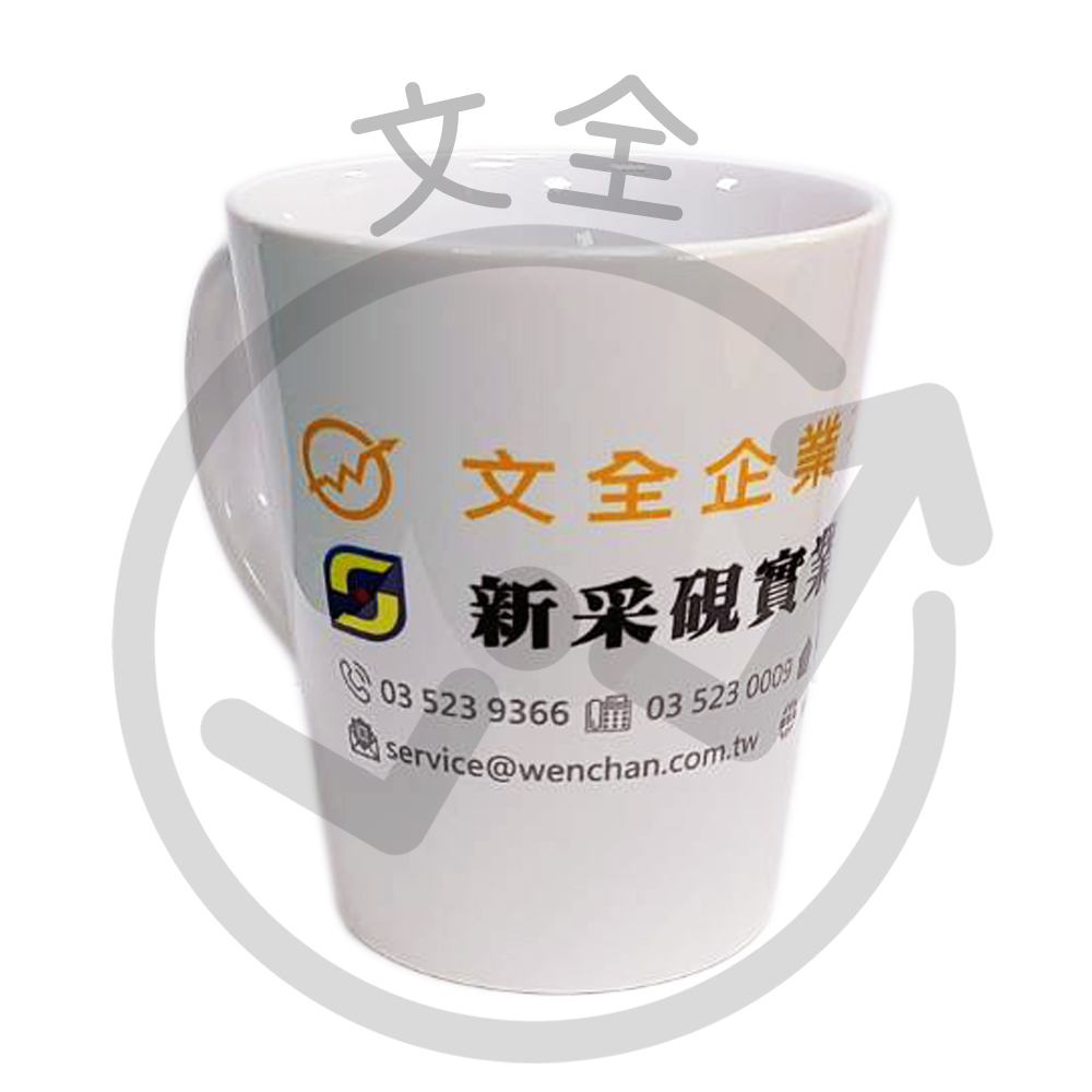 客製化印刷造型斜口杯