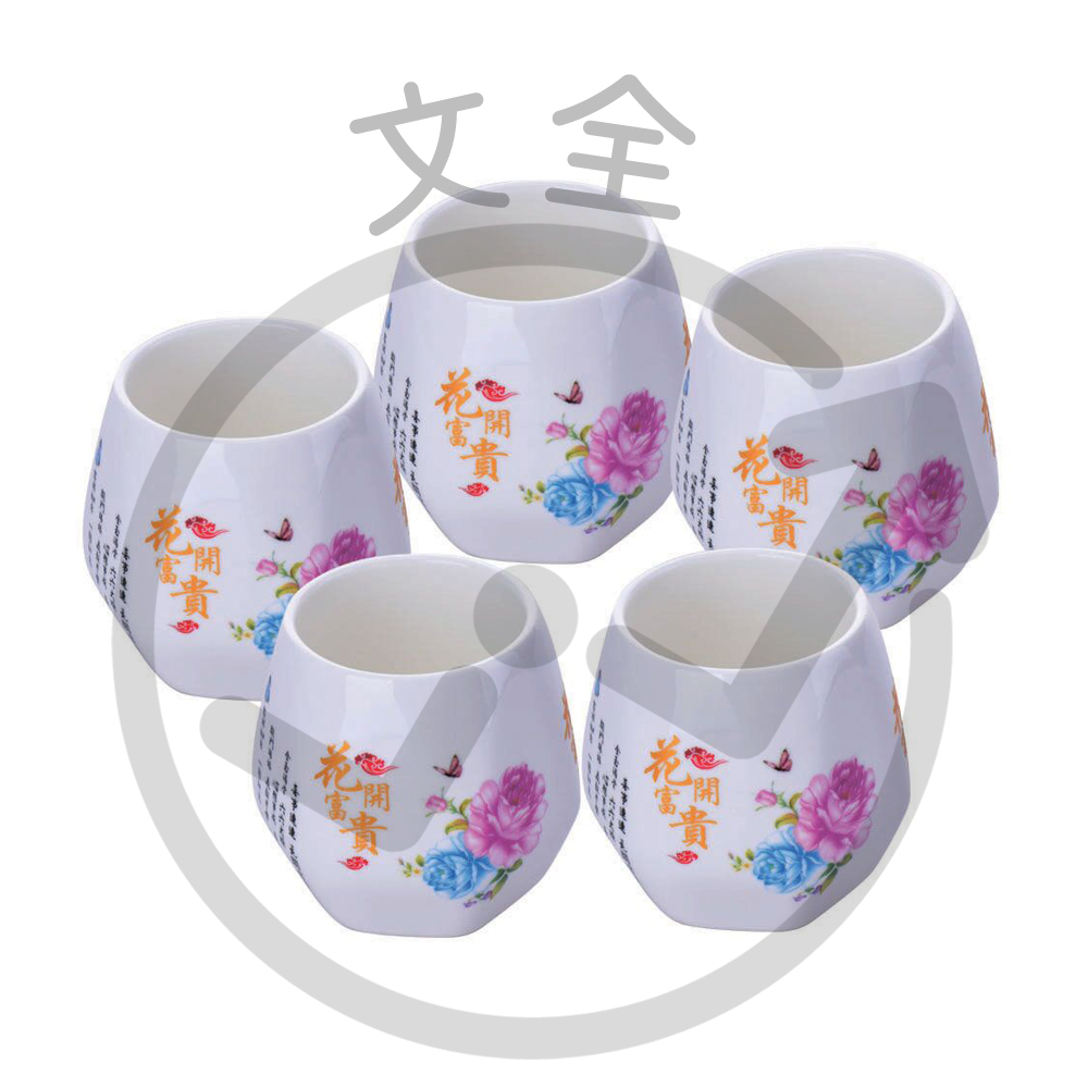 富貴花開天燈杯(5入)
