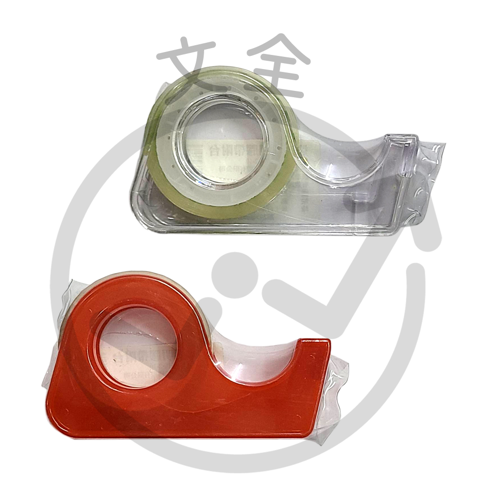 喜臨門 迷你小膠帶台(帶12mm小膠帶一捲) /膠台