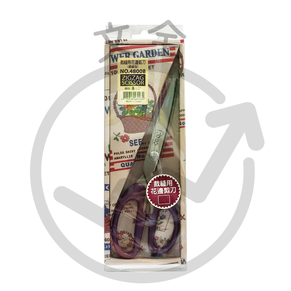 FOOT足勇 裁縫用花邊剪刀(鋸齒形)