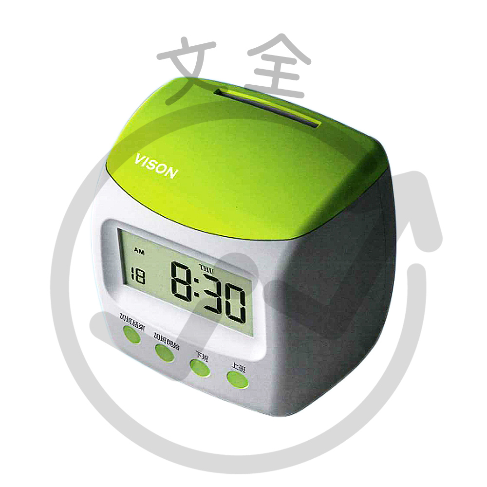 力田牌 VISON 四欄位微電腦打卡鐘